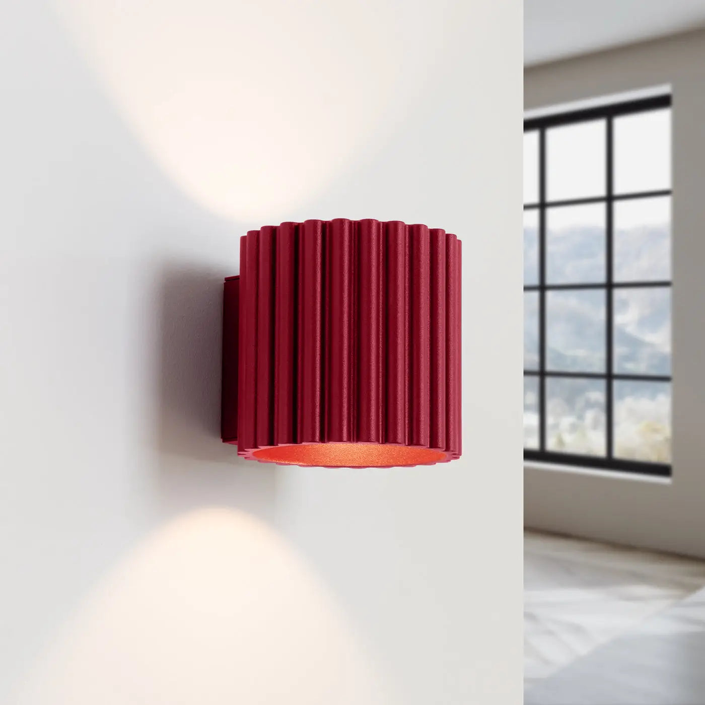 Applique Murale Chic - Aura (Bordeaux)