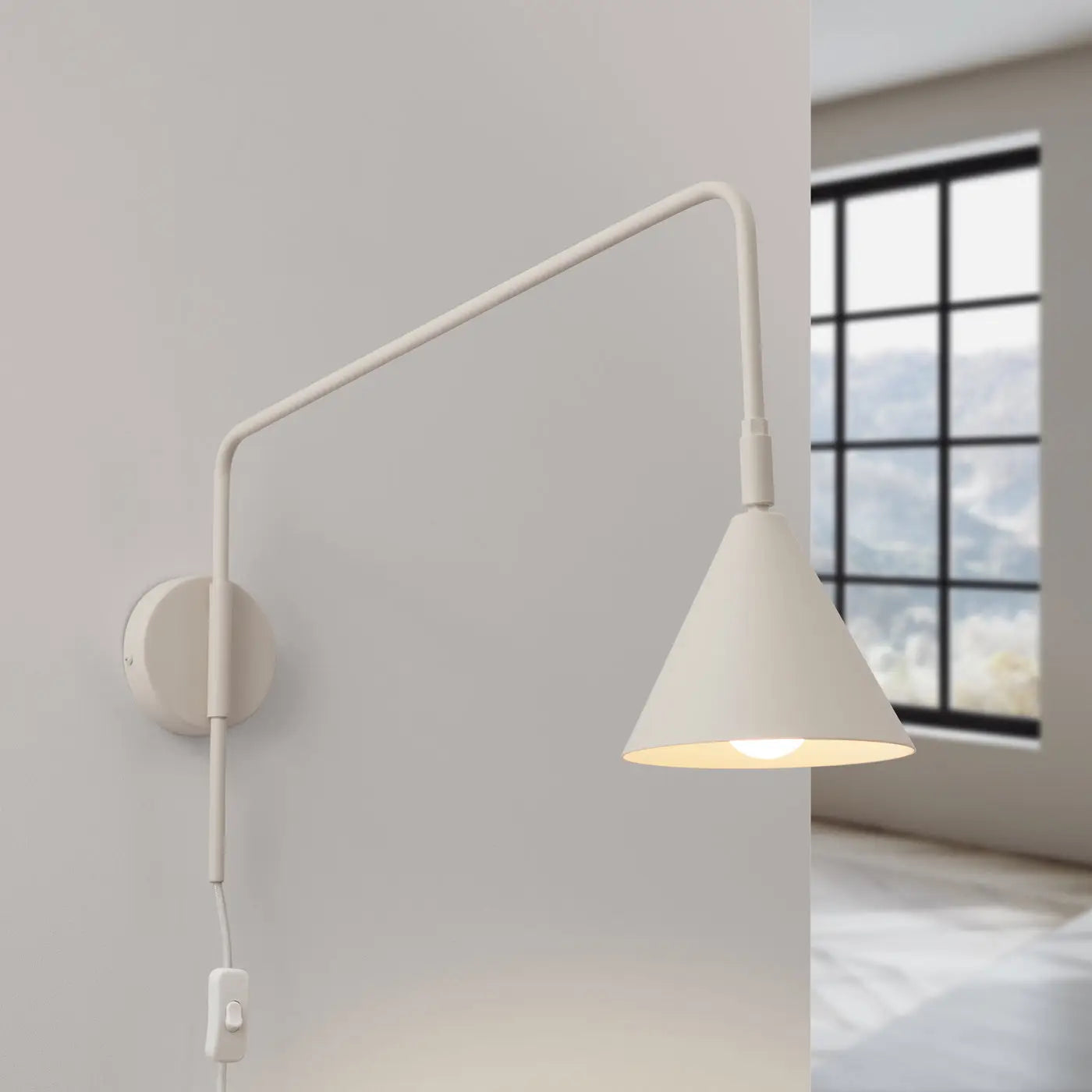 Applique Murale Moderne - Nox (Beige)