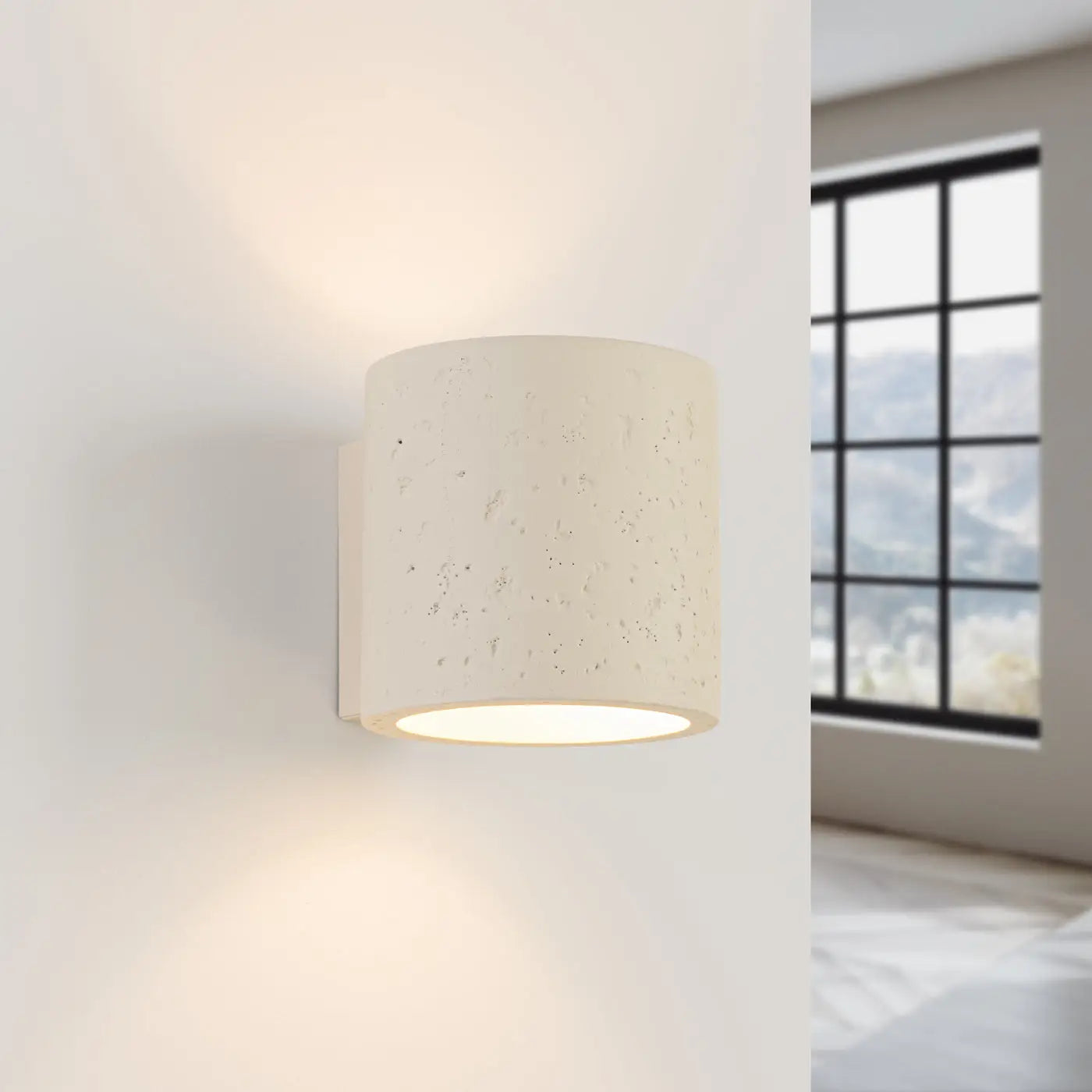Applique Murale Chic - Orbis Béton (Beige)
