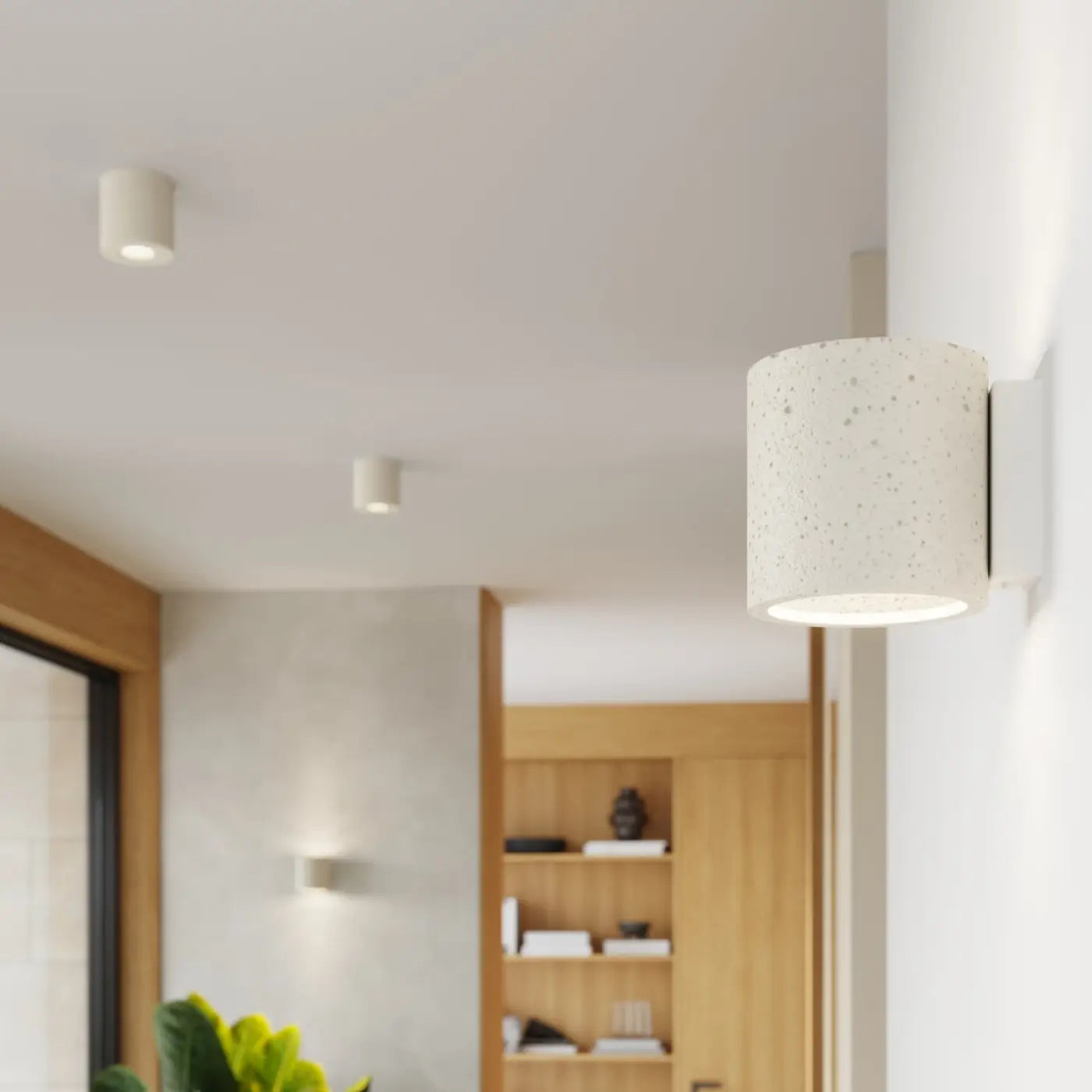 Applique Murale Chic - Orbis Béton (Beige)
