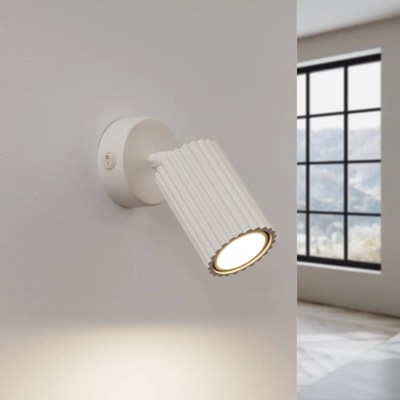 Applique Murale Avec Interrupteur - Karbon (Beige)