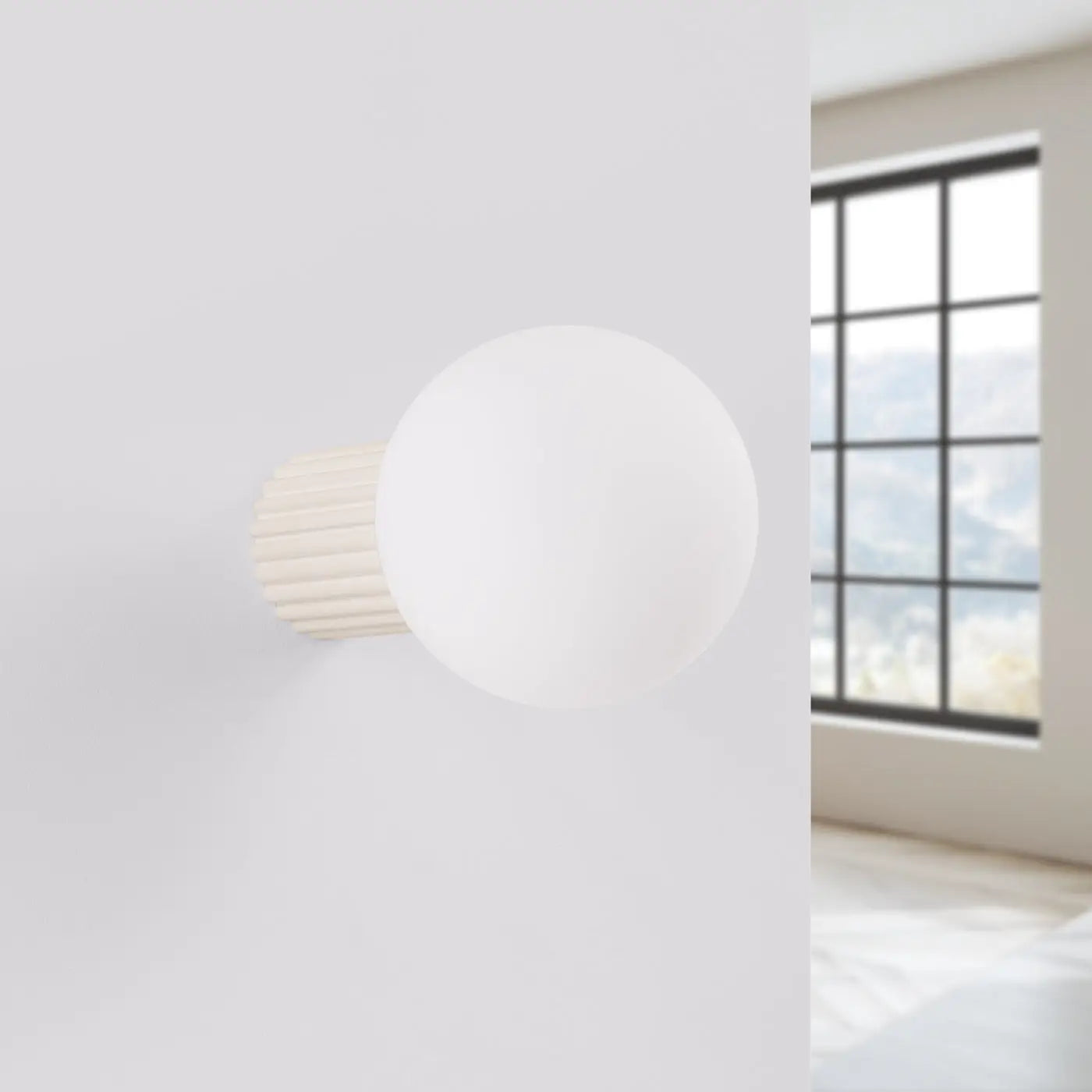 Applique Murale Moderne - Halo (Beige)