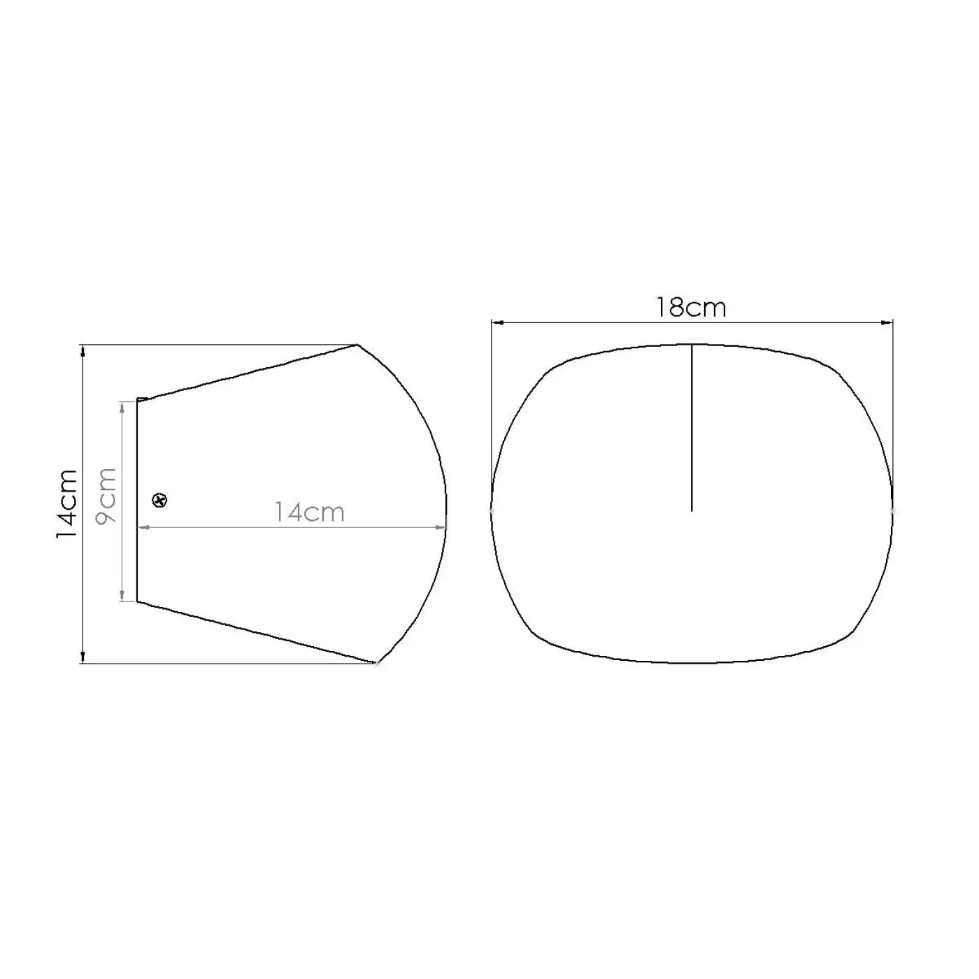 Applique Murale Design - Globe (Béton)