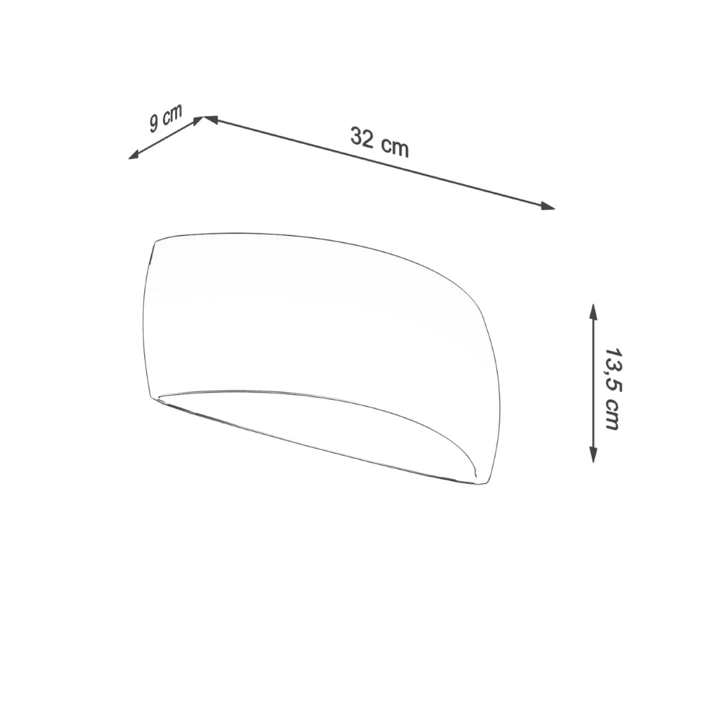 Applique Murale Design - Pontius Vernie (Blanc)