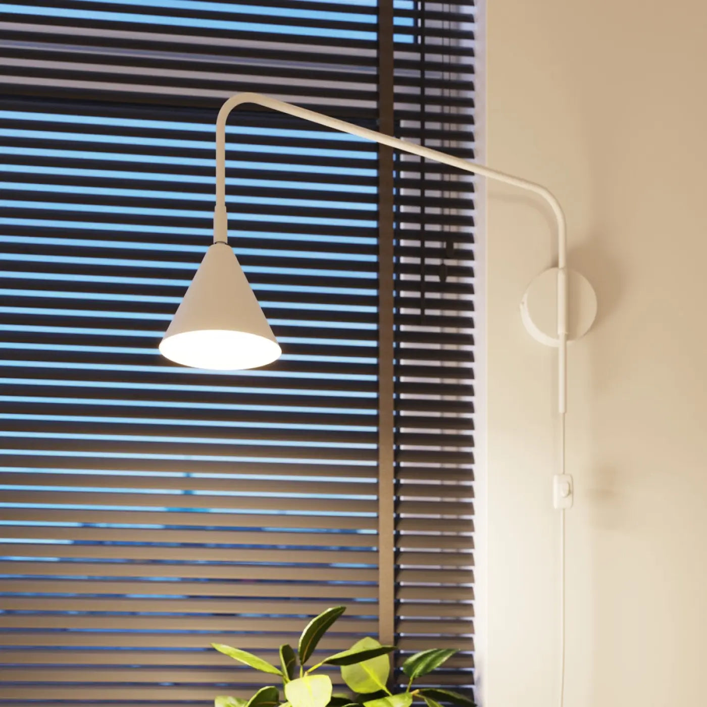 Applique Murale Design - Nox (Blanc)