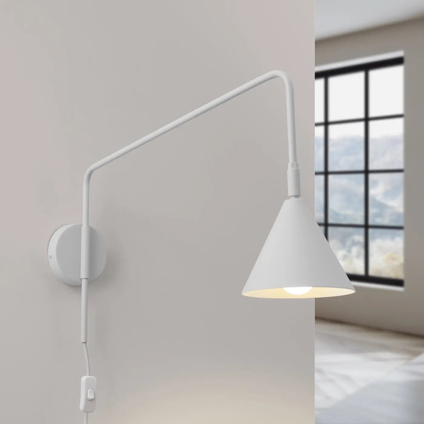 Applique Murale Design - Nox (Blanc)