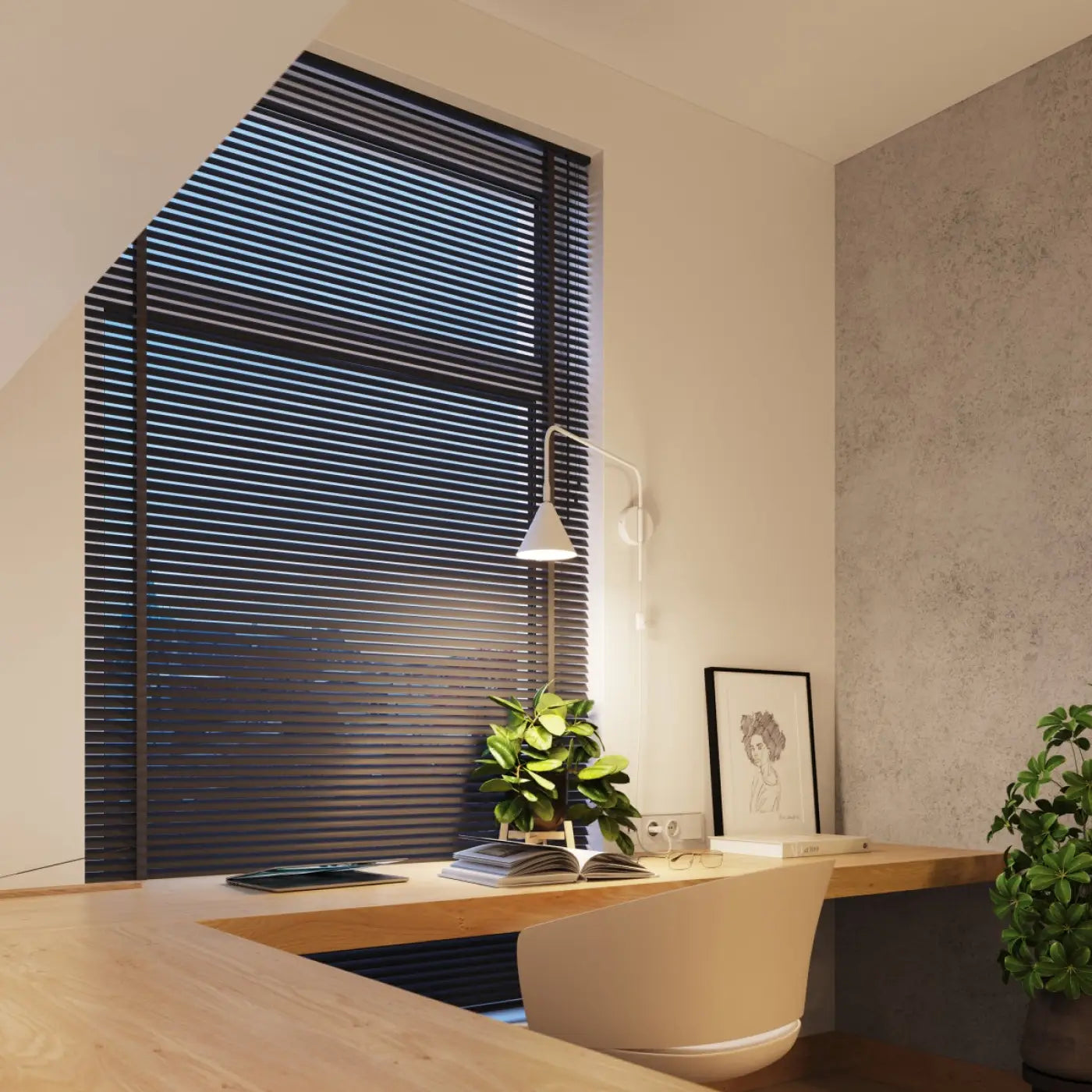 Applique Murale Design - Nox (Blanc)
