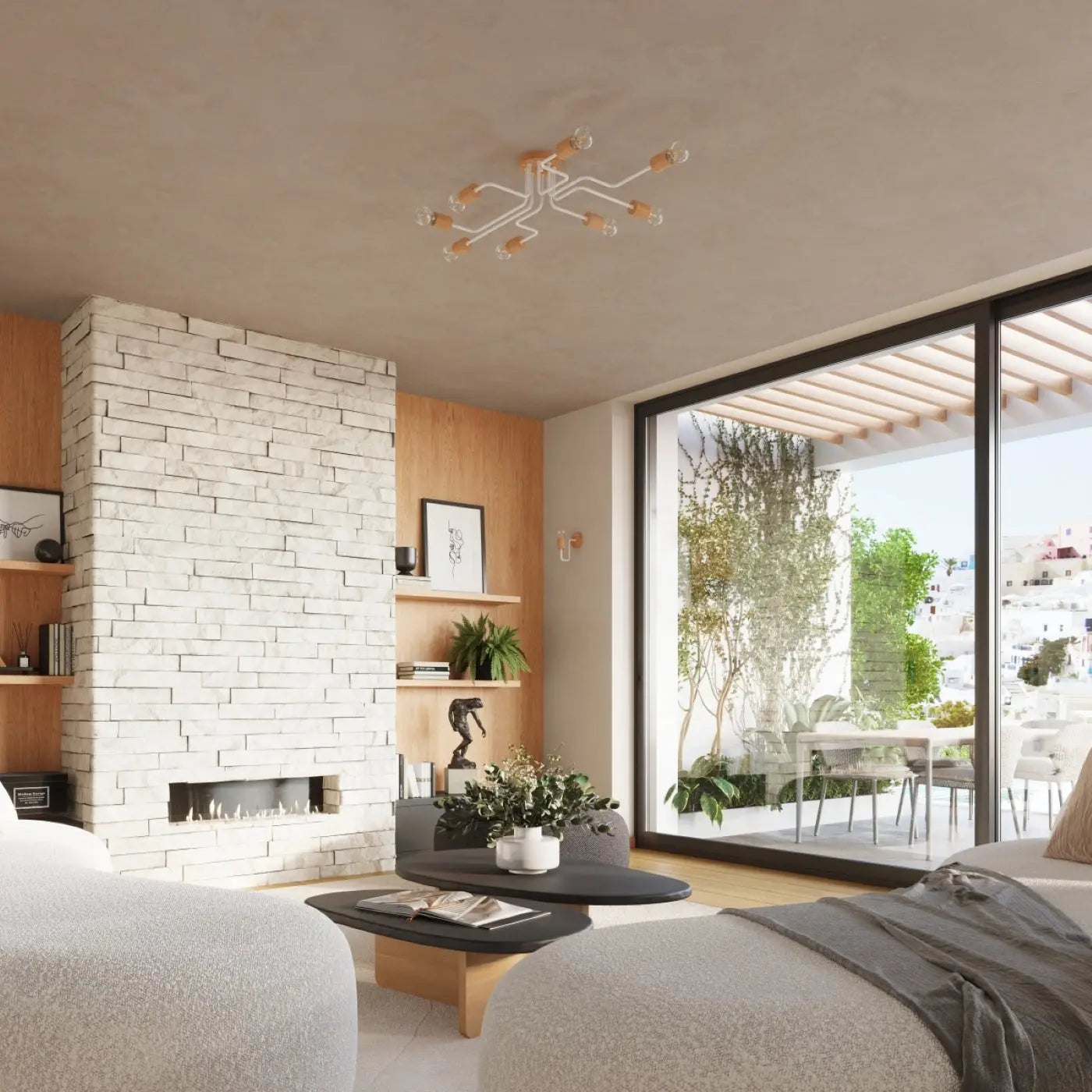 Applique Murale Design en Bois - Timbo (Blanc)