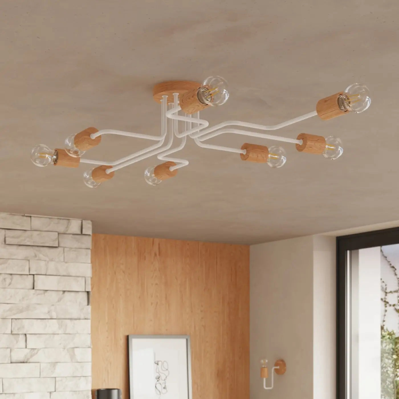 Applique Murale Design en Bois - Timbo (Blanc)