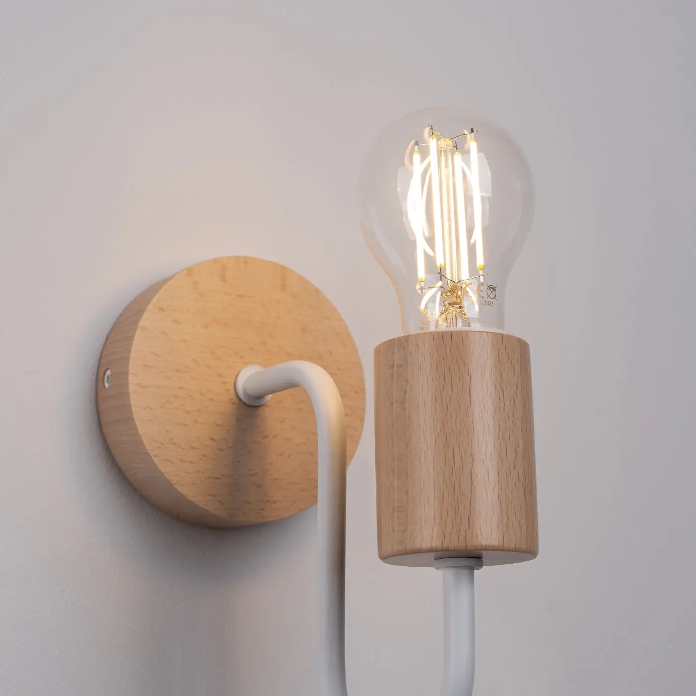 Applique Murale Design en Bois - Timbo (Blanc)