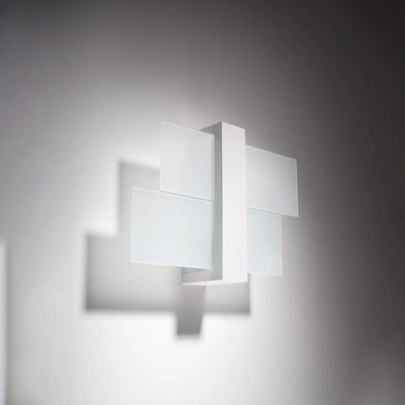 Applique Murale Design en Bois - Feniks 1 (Blanc)