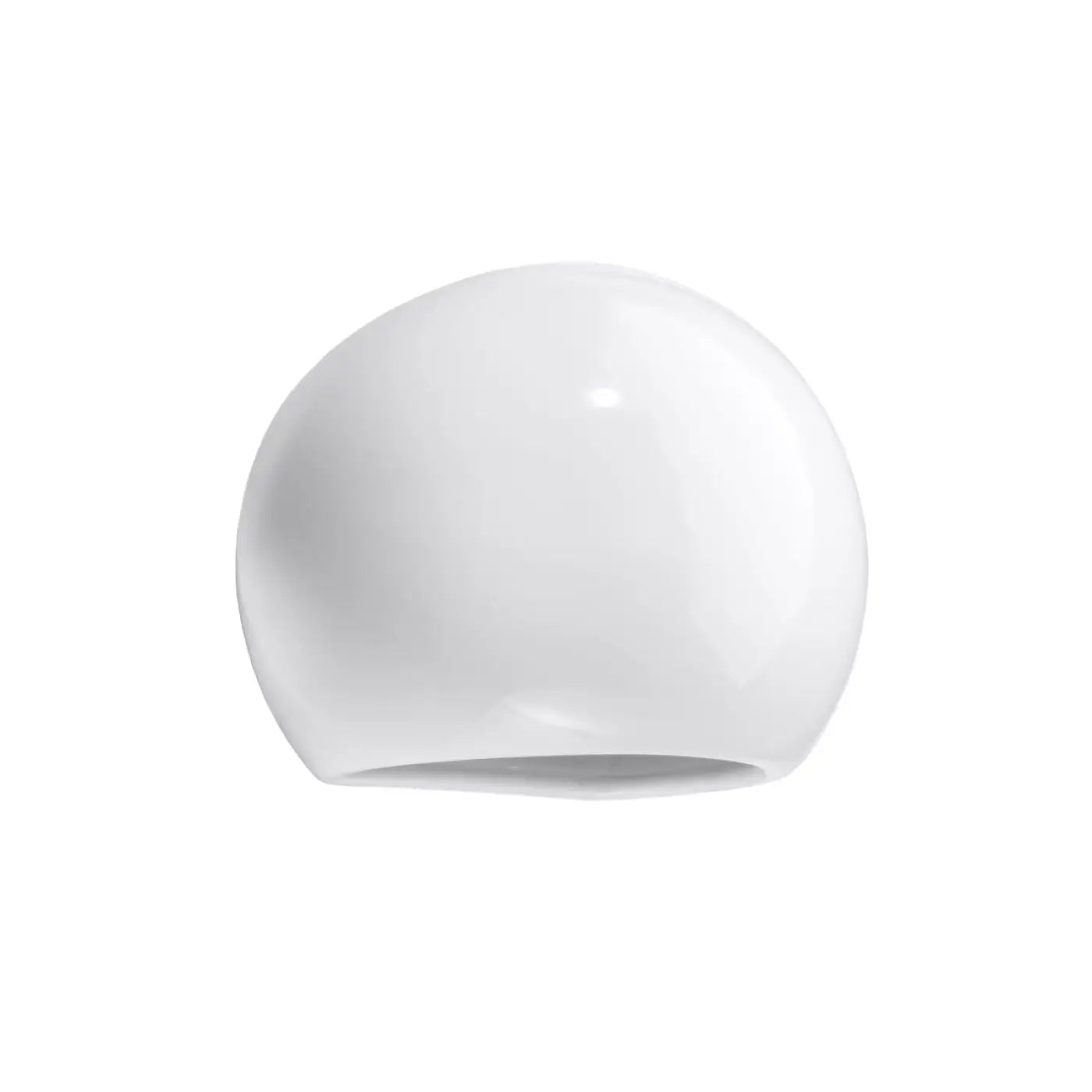 Applique Murale Design en Verre - Globe Vernie (Blanc Brillant)