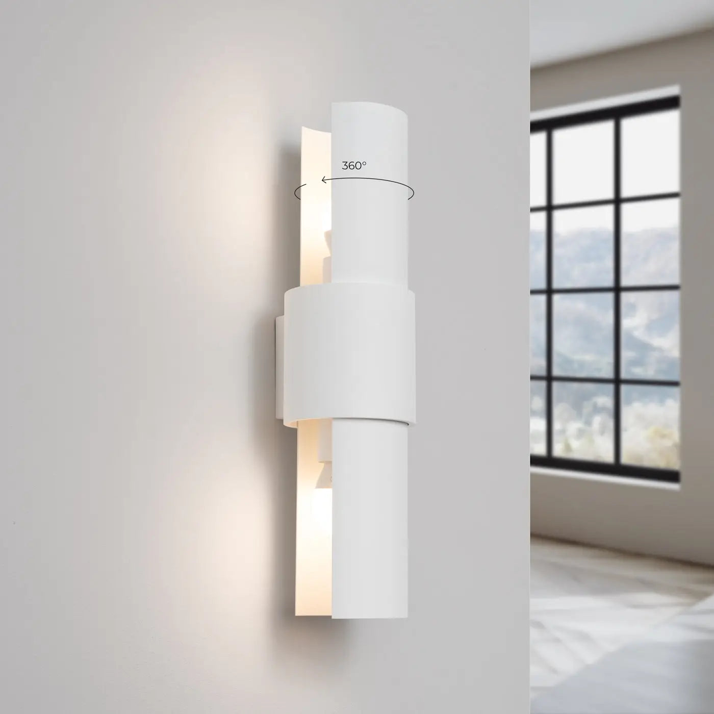 Applique Murale Design - Flash 2 (Blanc)