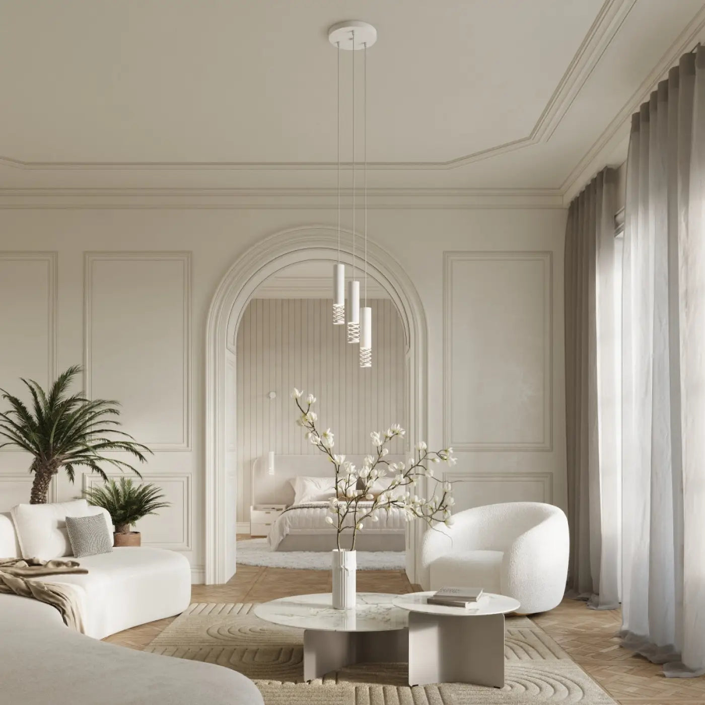Applique Murale Design - Lami (Blanc)