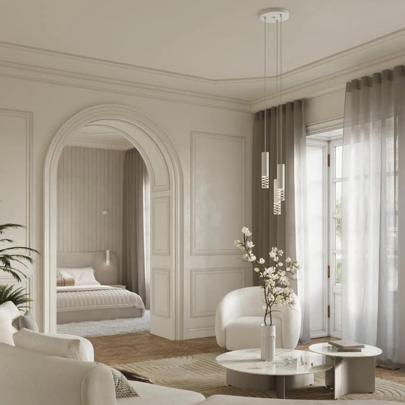 Applique Murale Design - Lami (Blanc)