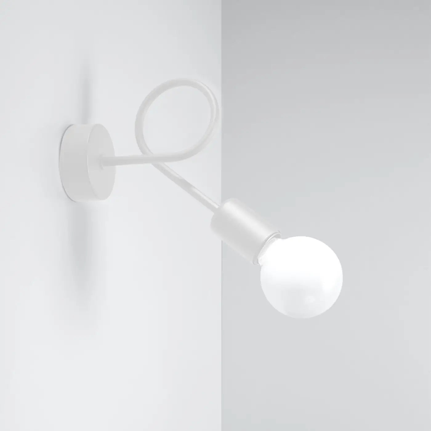 Applique Murale Design - Loop (Blanc)