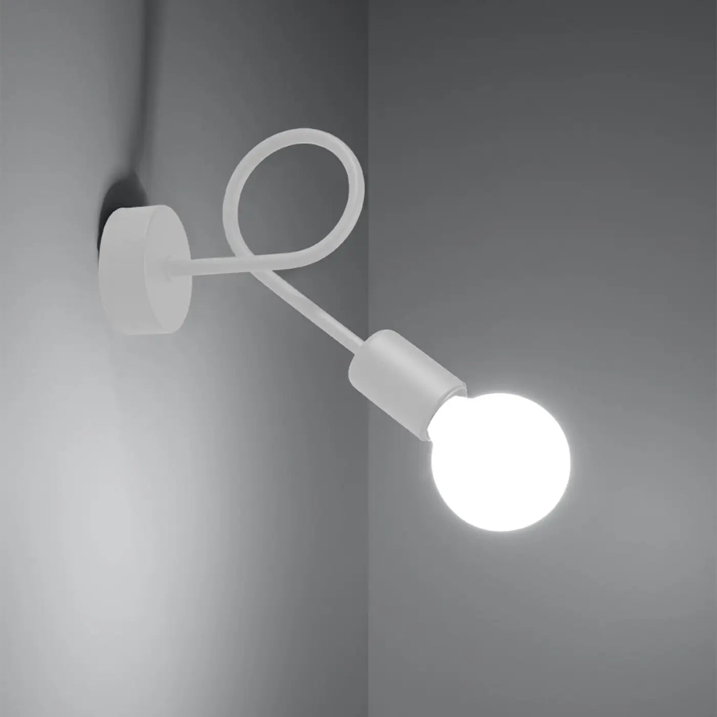 Applique Murale Design - Loop (Blanc)