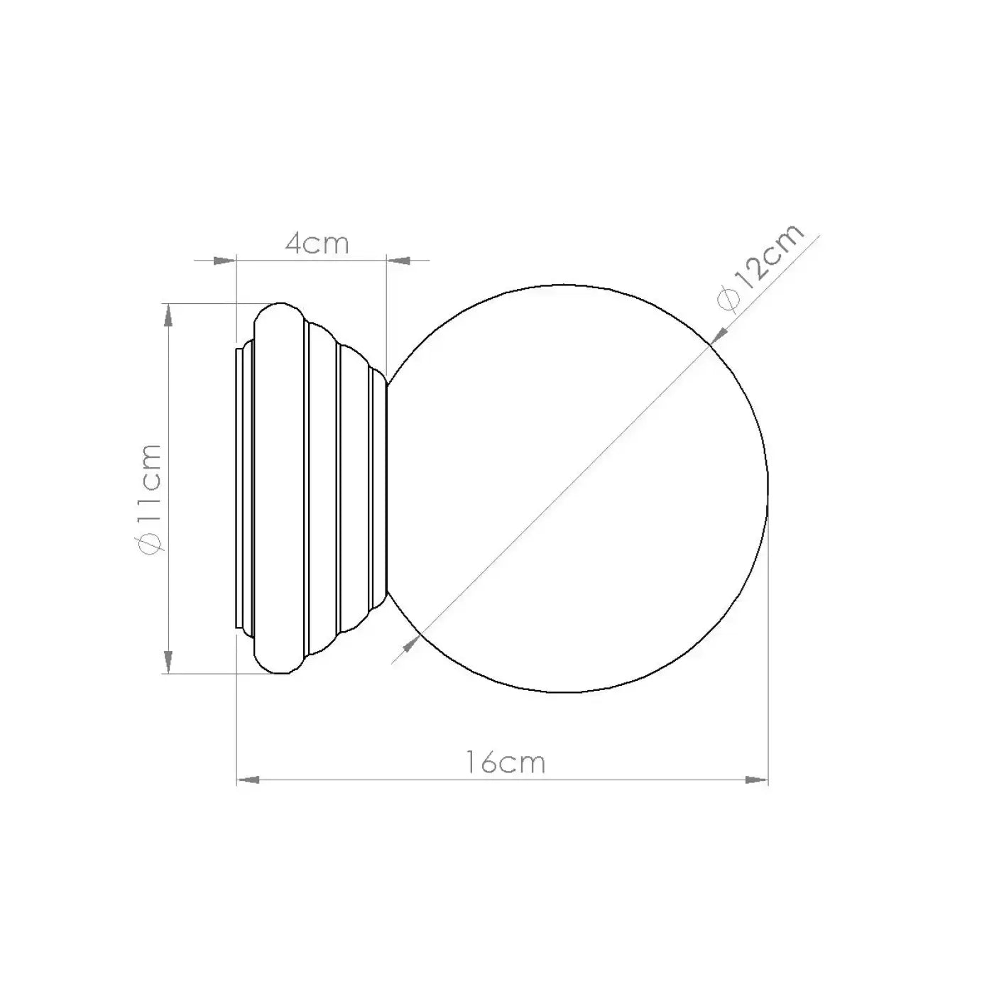 Applique Murale Design - Zori (Blanc)