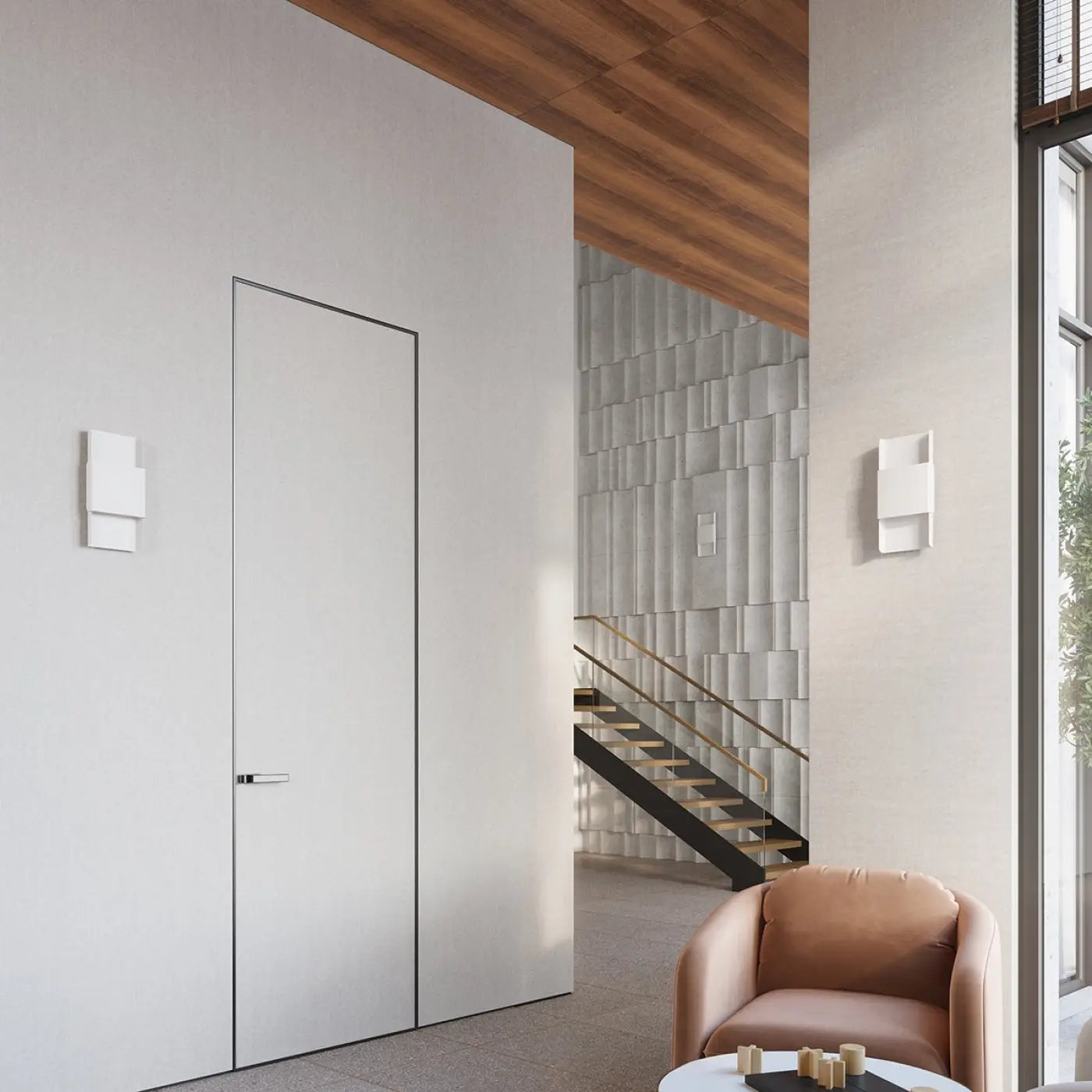 Applique Murale Design - Durlin (Blanc)