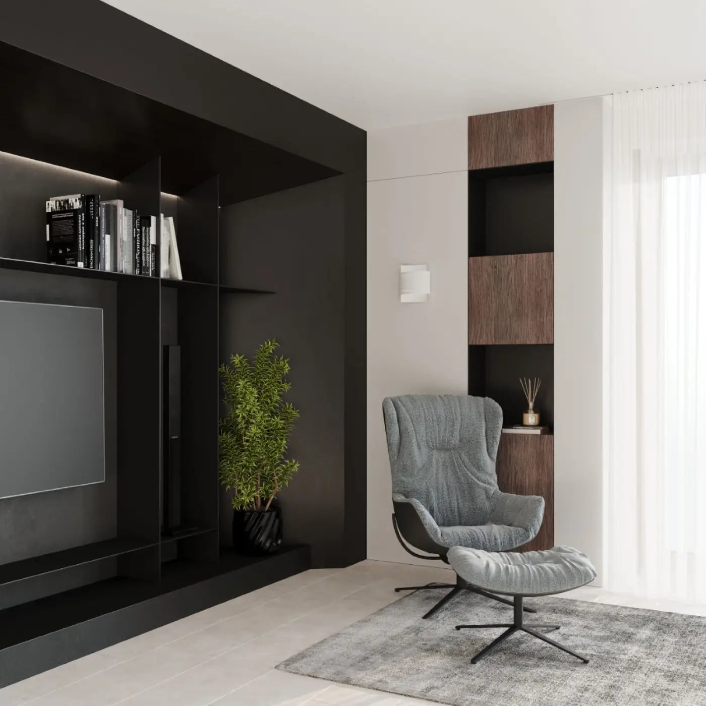 Applique Murale Design - Hestia (Blanc)