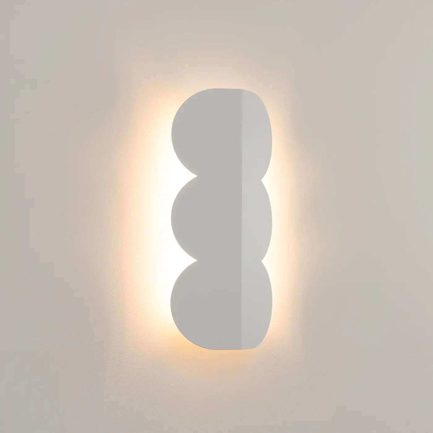 Applique Murale Design - Biscuit (Blanc)