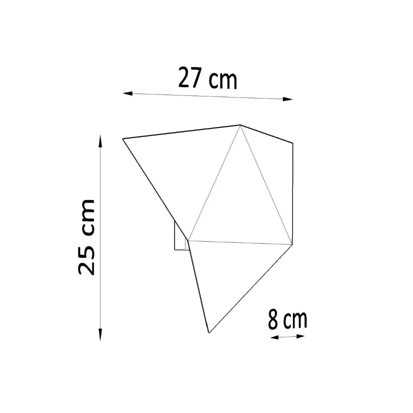 Applique Murale Design - Solido (Blanc)
