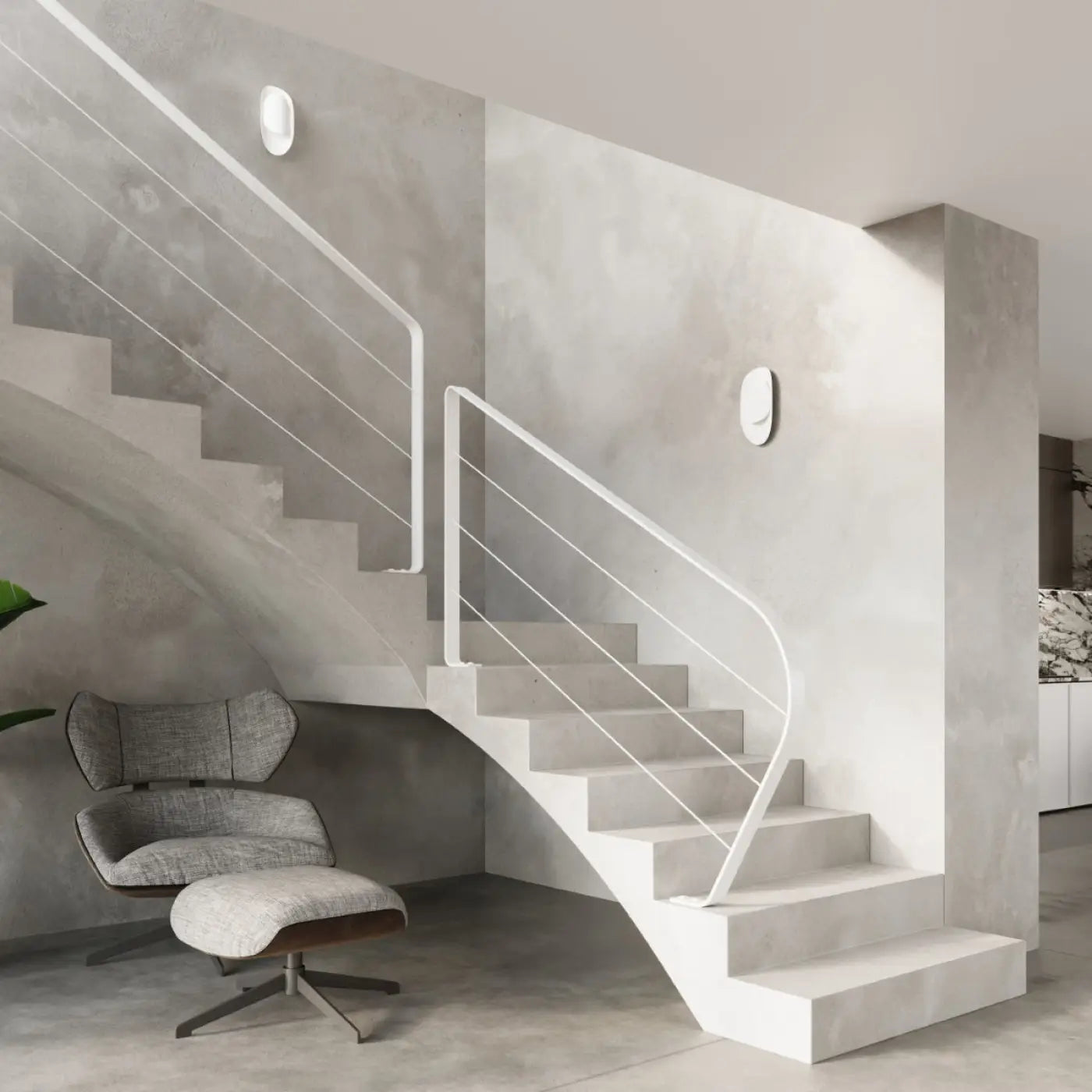 Applique Murale Design - Tear (Blanc)