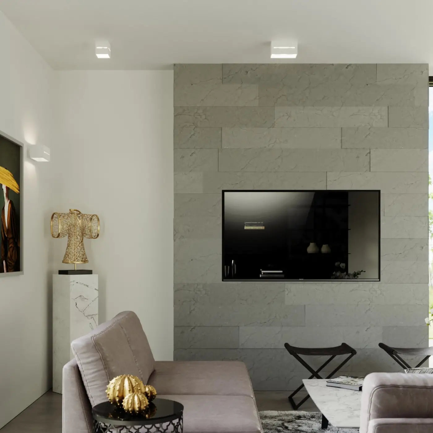 Applique Murale Design - Lobo Maxi (Blanc)