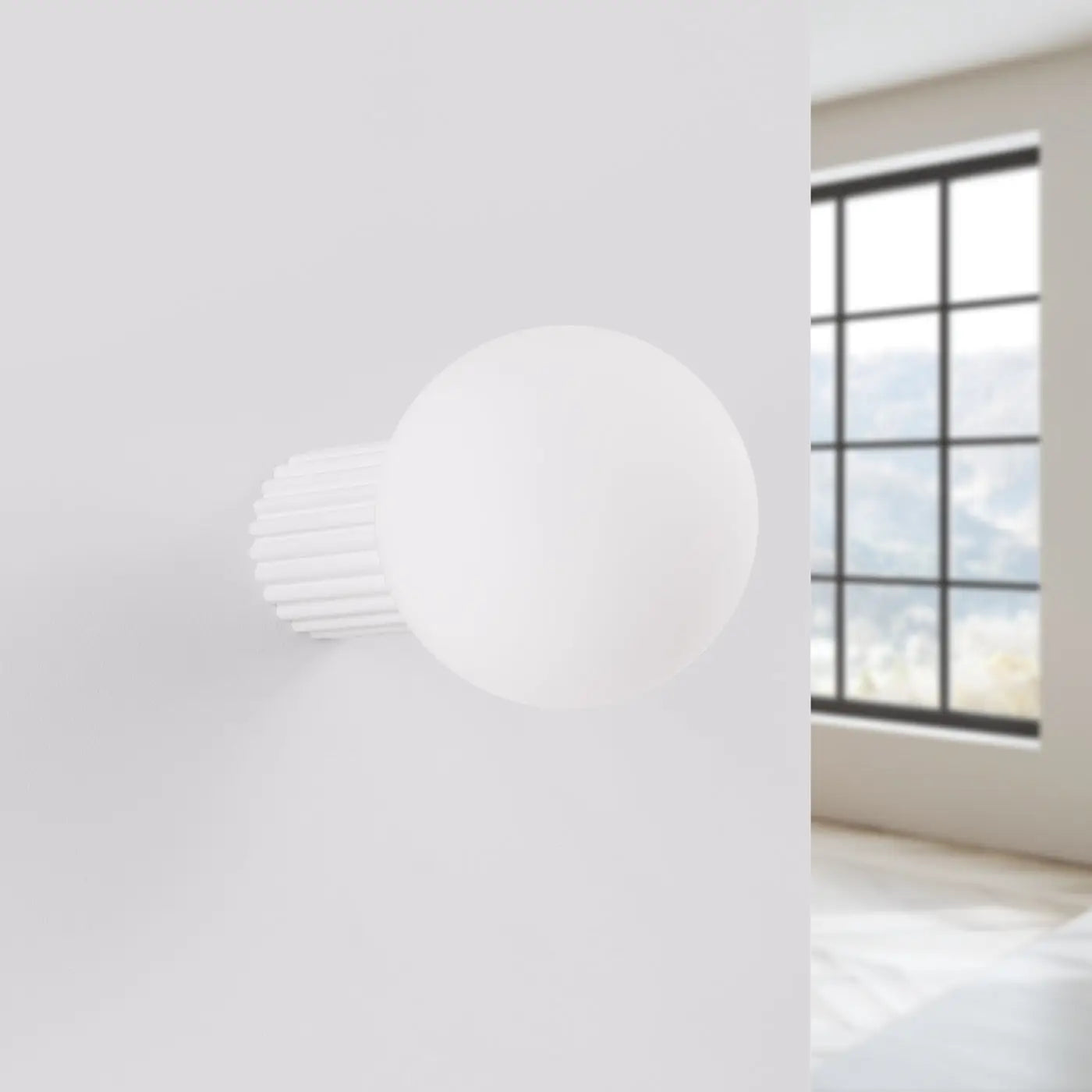 Applique Murale Moderne - Halo (Blanc)