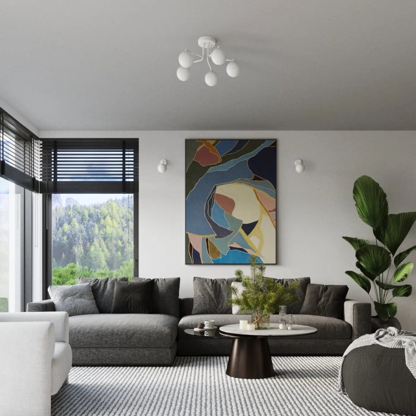 Applique Murale Moderne en Verre - Astral 1 (Blanc)