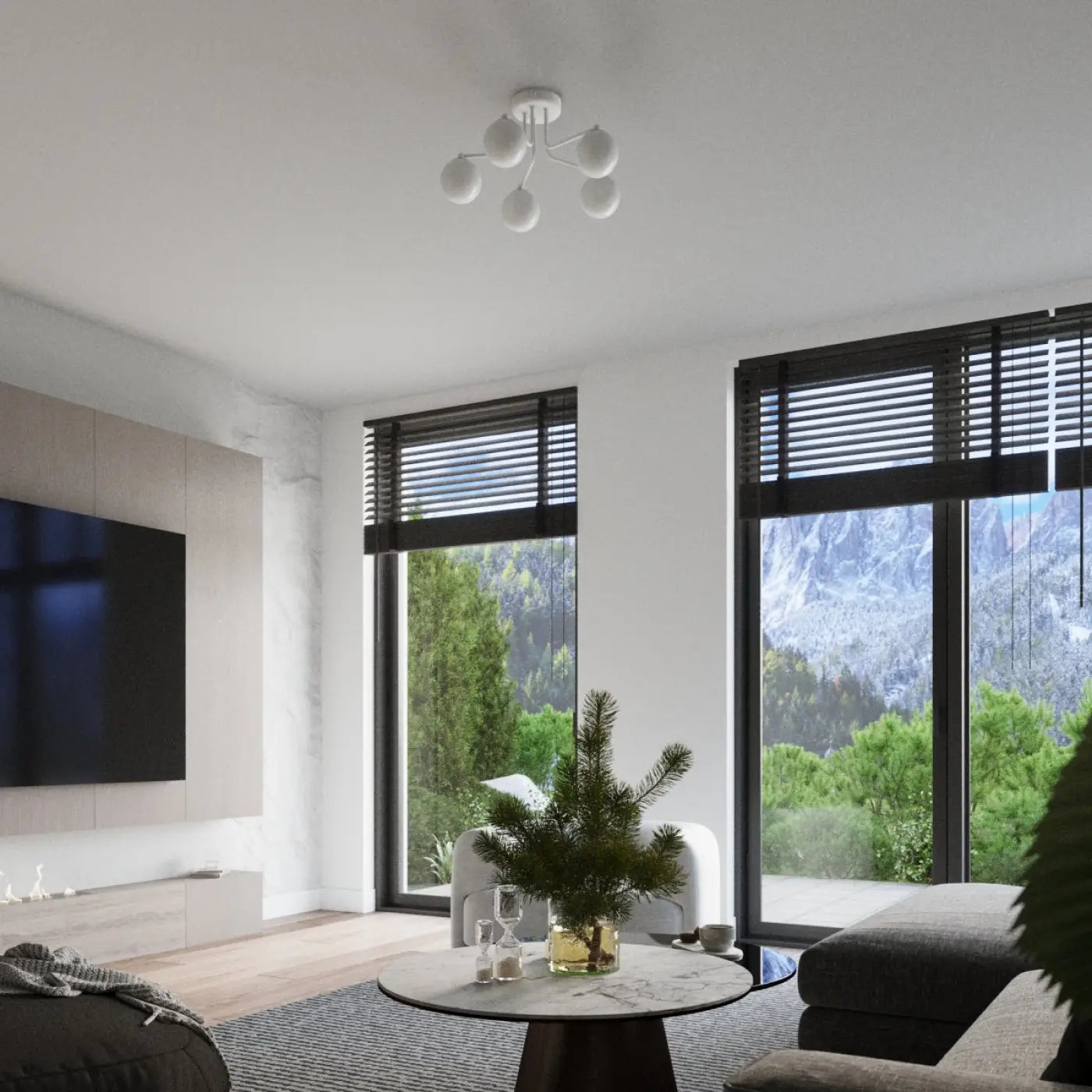 Applique Murale Moderne en Verre - Astral 1 (Blanc)