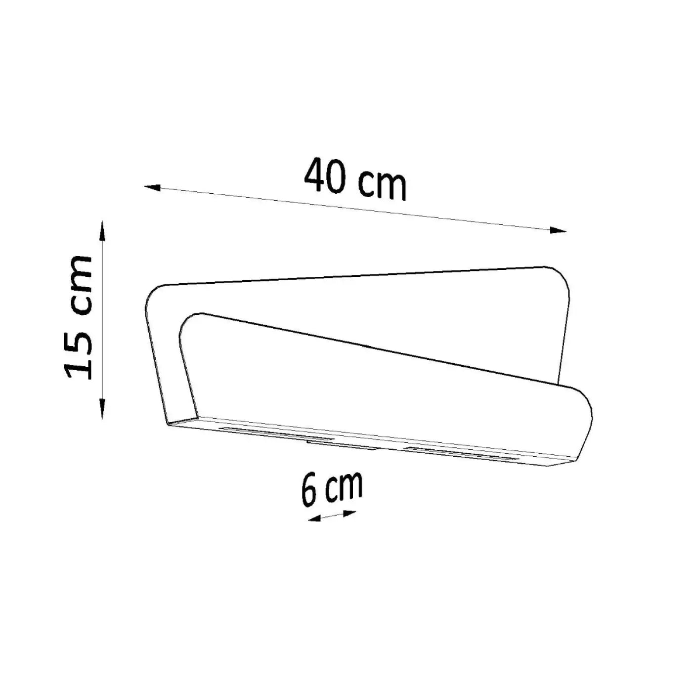 Applique Murale Design - Bascia (Blanc)