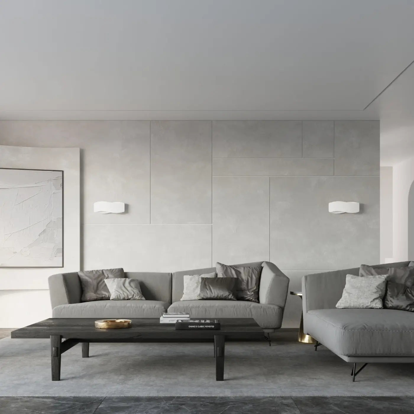 Applique Murale Moderne - Tila 40 (Blanc)