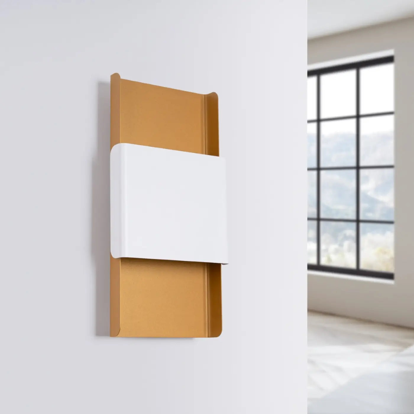Applique Murale Design - Durlin (Or/Blanc)