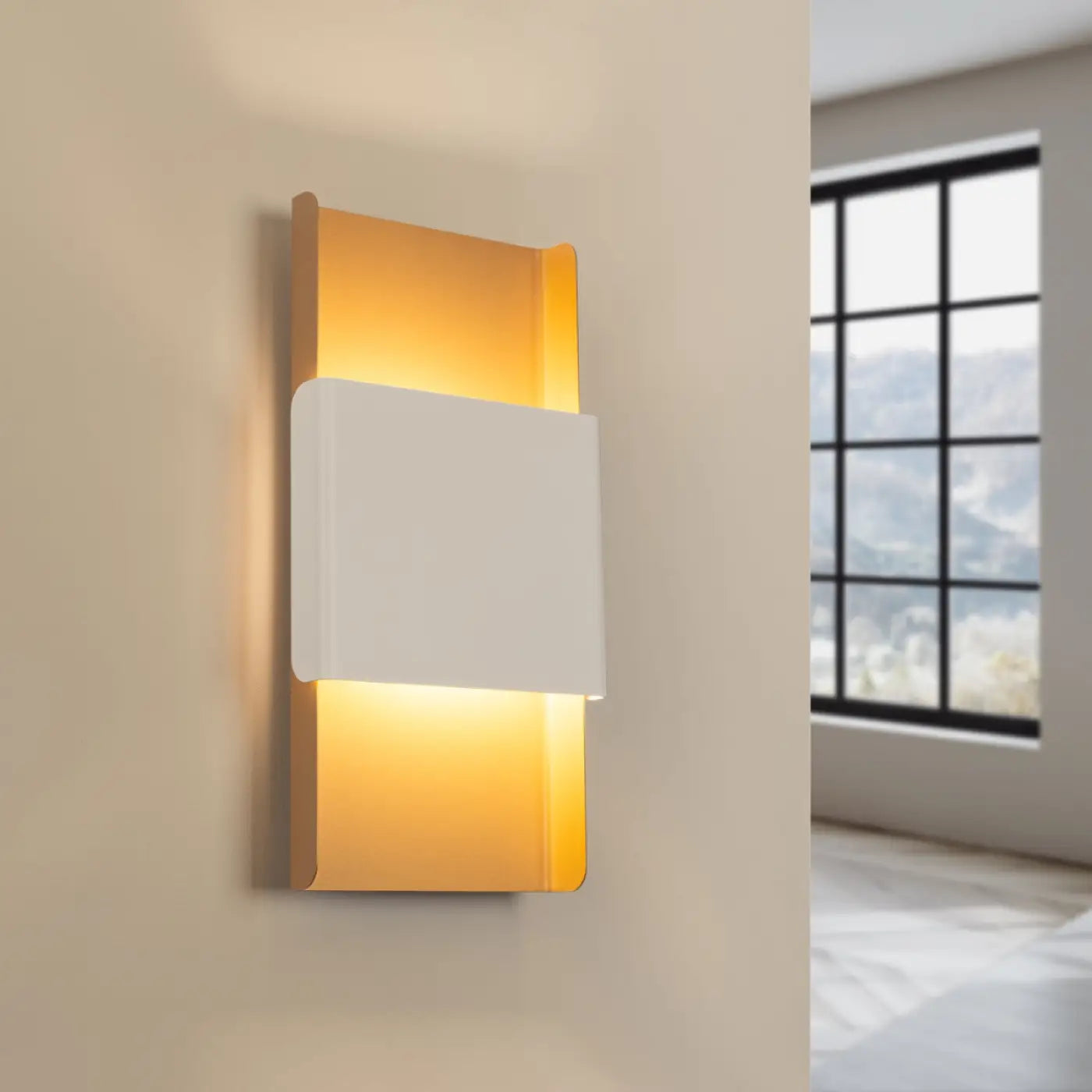 Applique Murale Design - Durlin (Or/Blanc)