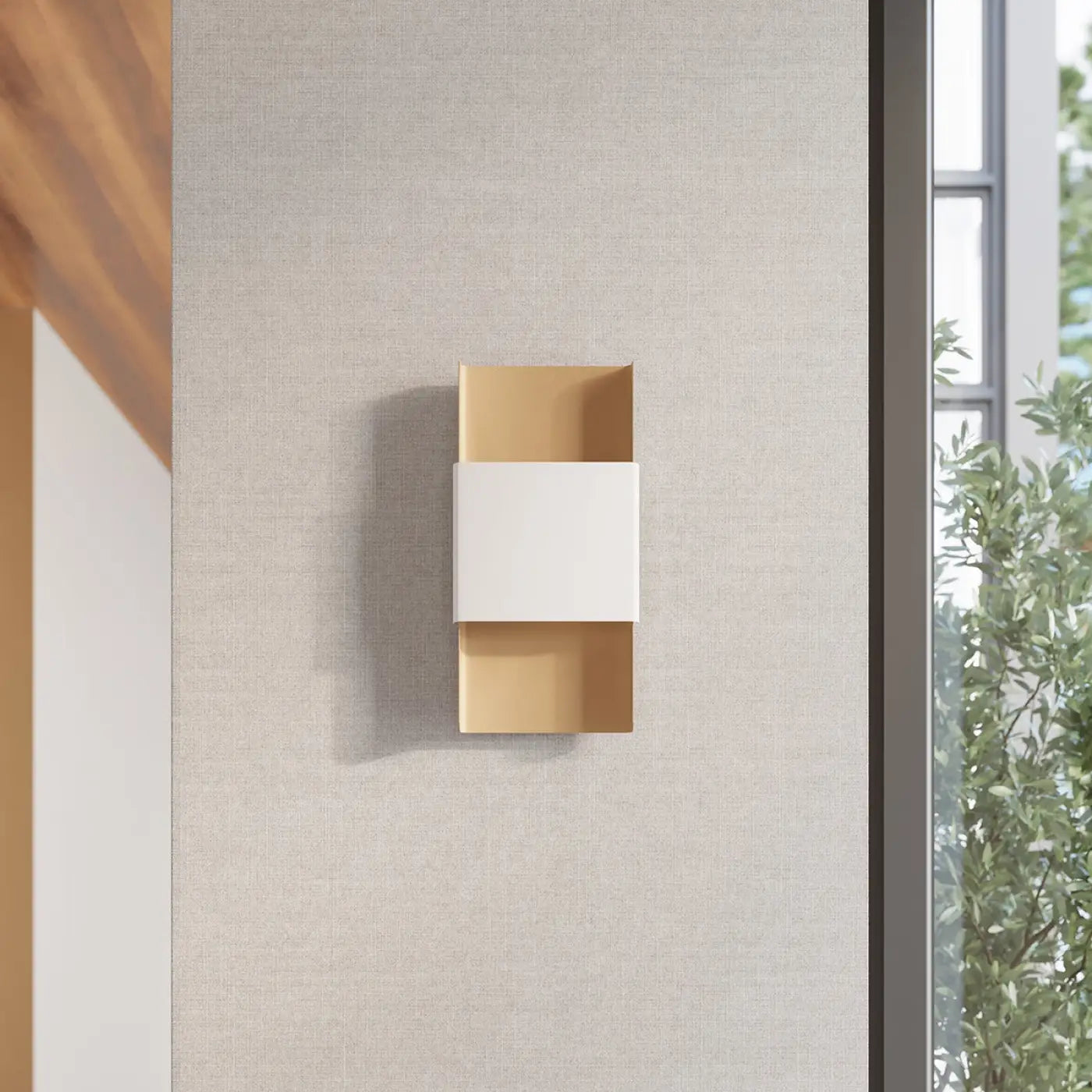 Applique Murale Design - Durlin (Or/Blanc)
