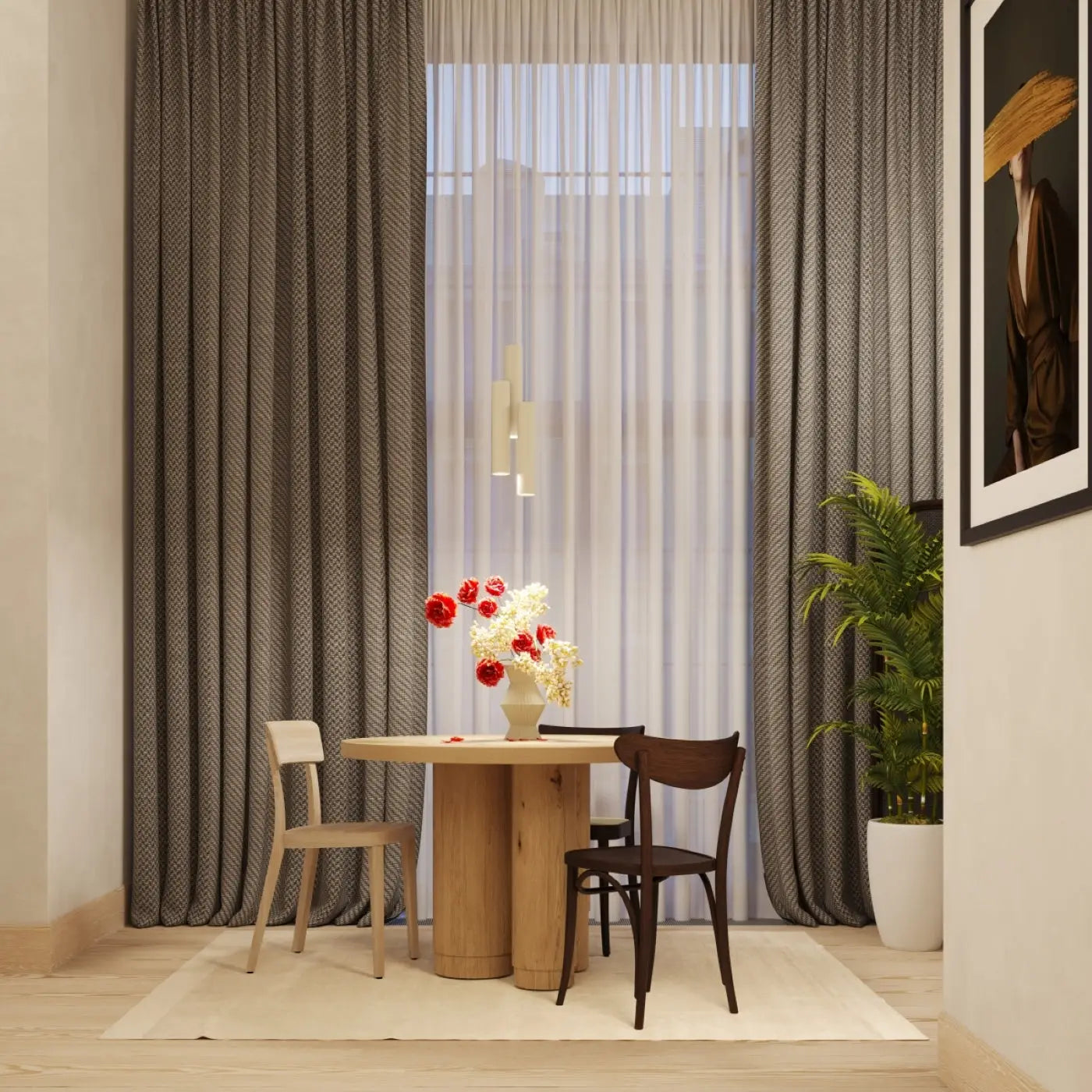 Applique Murale Design - Lagos 2 (Beige)