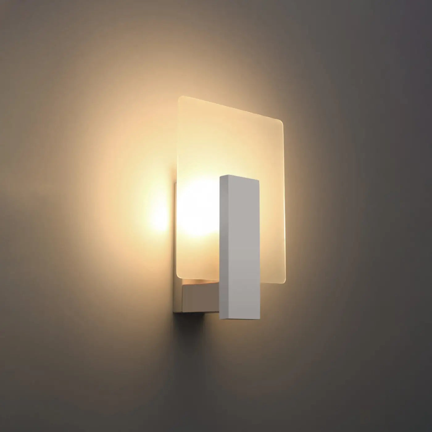 Applique Murale Design en Verre - Lappo (Blanc)
