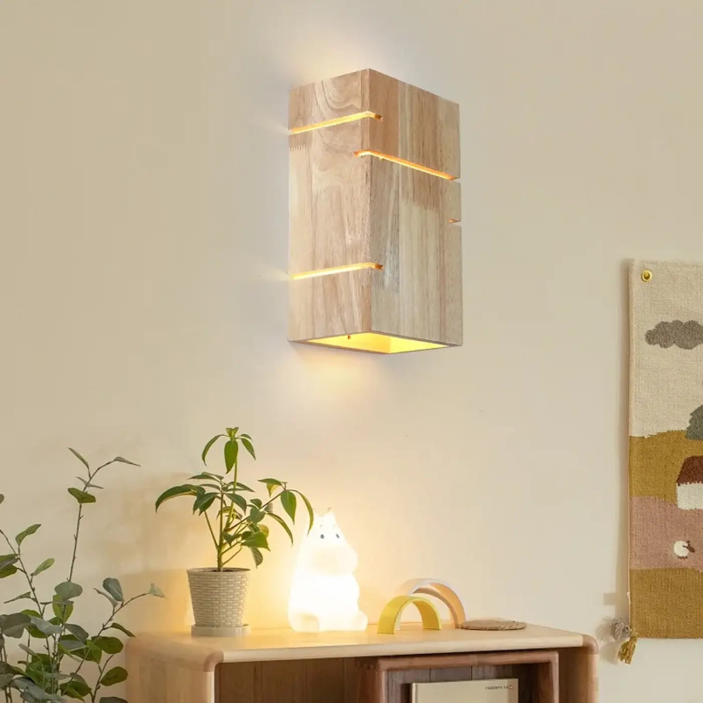 Applique Murale en Bois - Boit