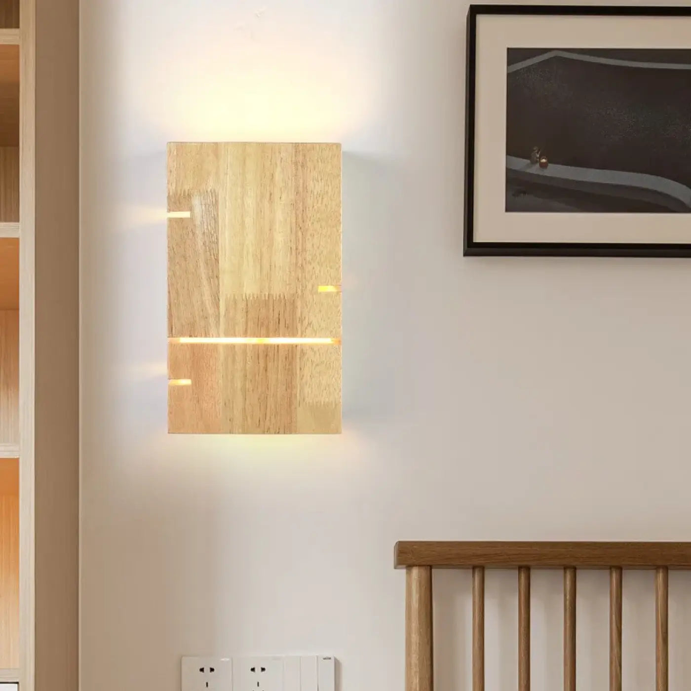 Applique Murale en Bois - Boit
