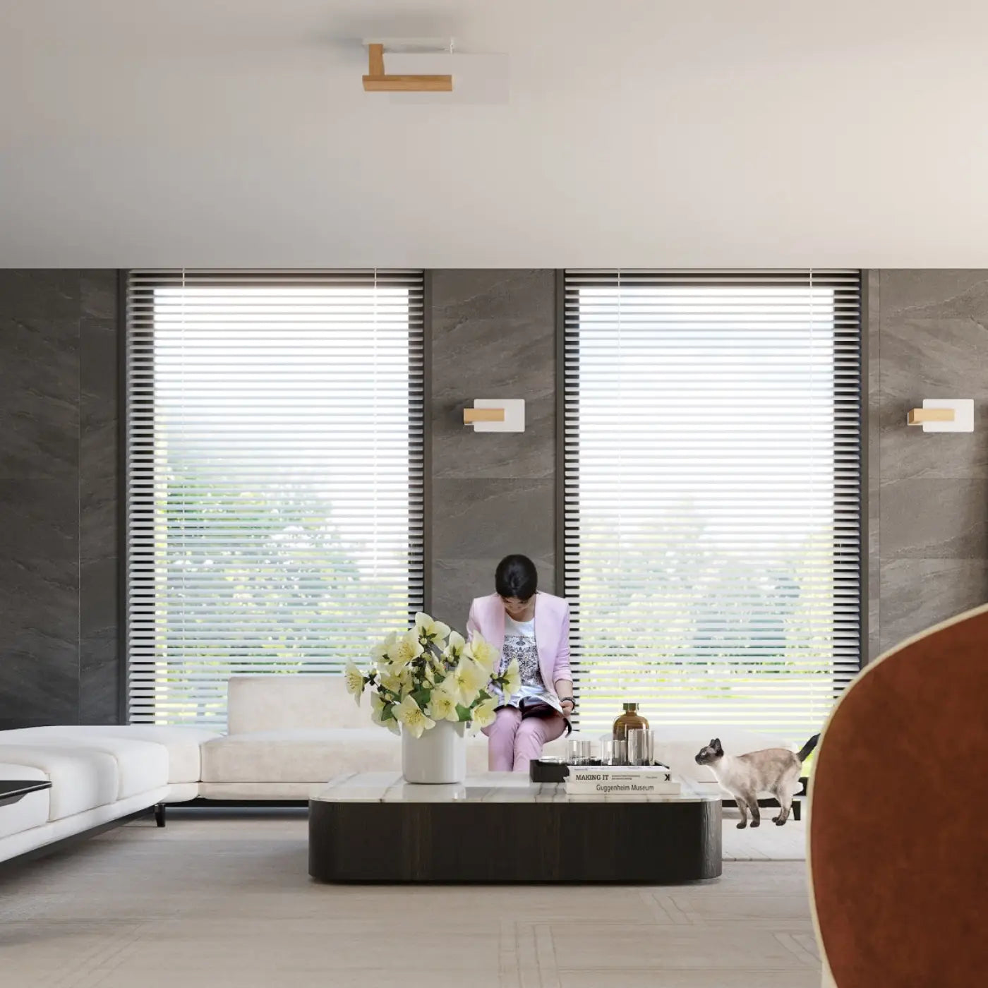 Applique Murale Design en Bois - Lappo (Bois Naturel)