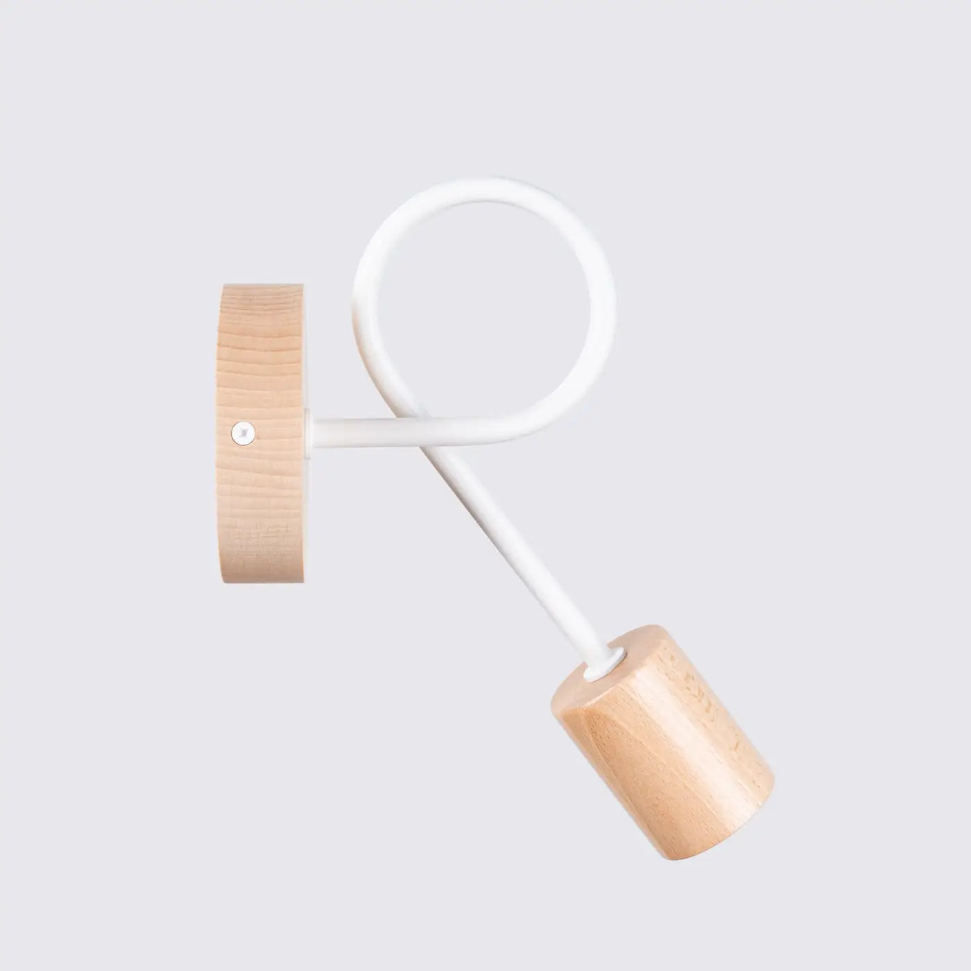 Applique Murale Design en Bois - Ember (Blanc)