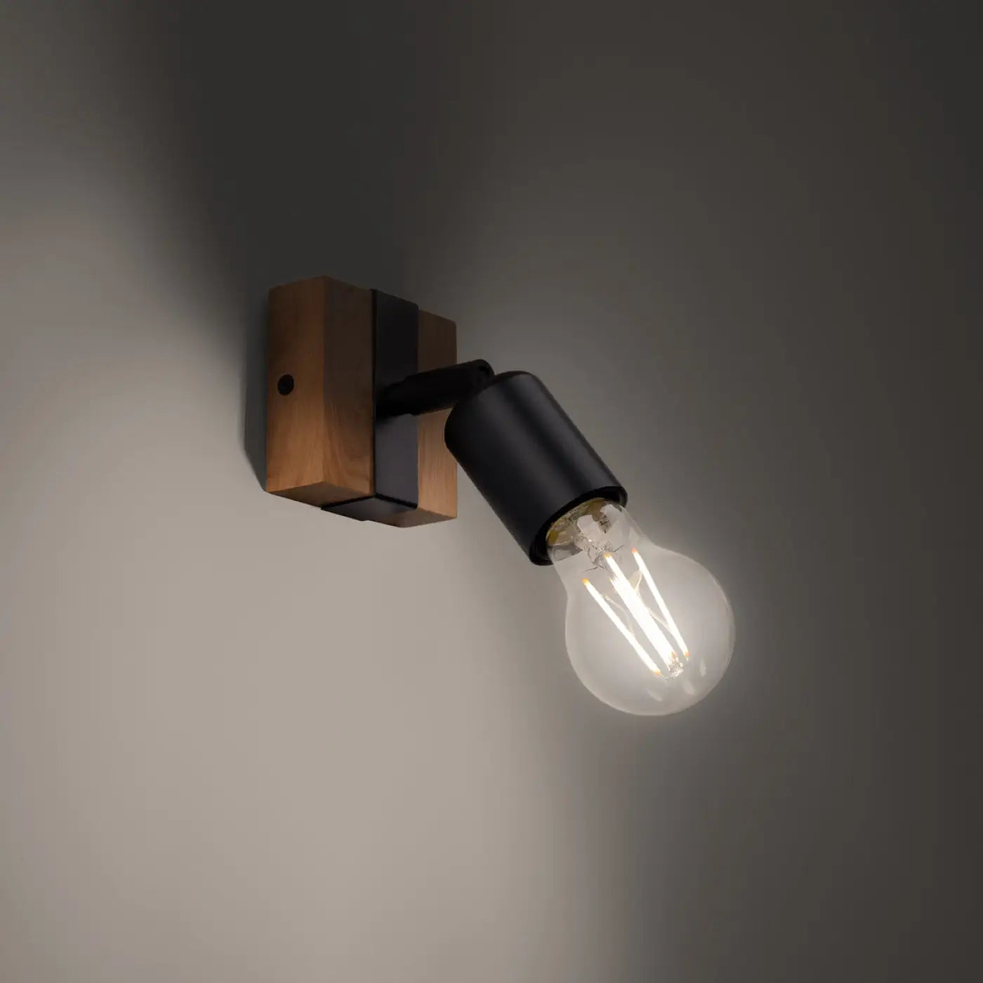Applique Murale en Bois - Zuca (Noir)