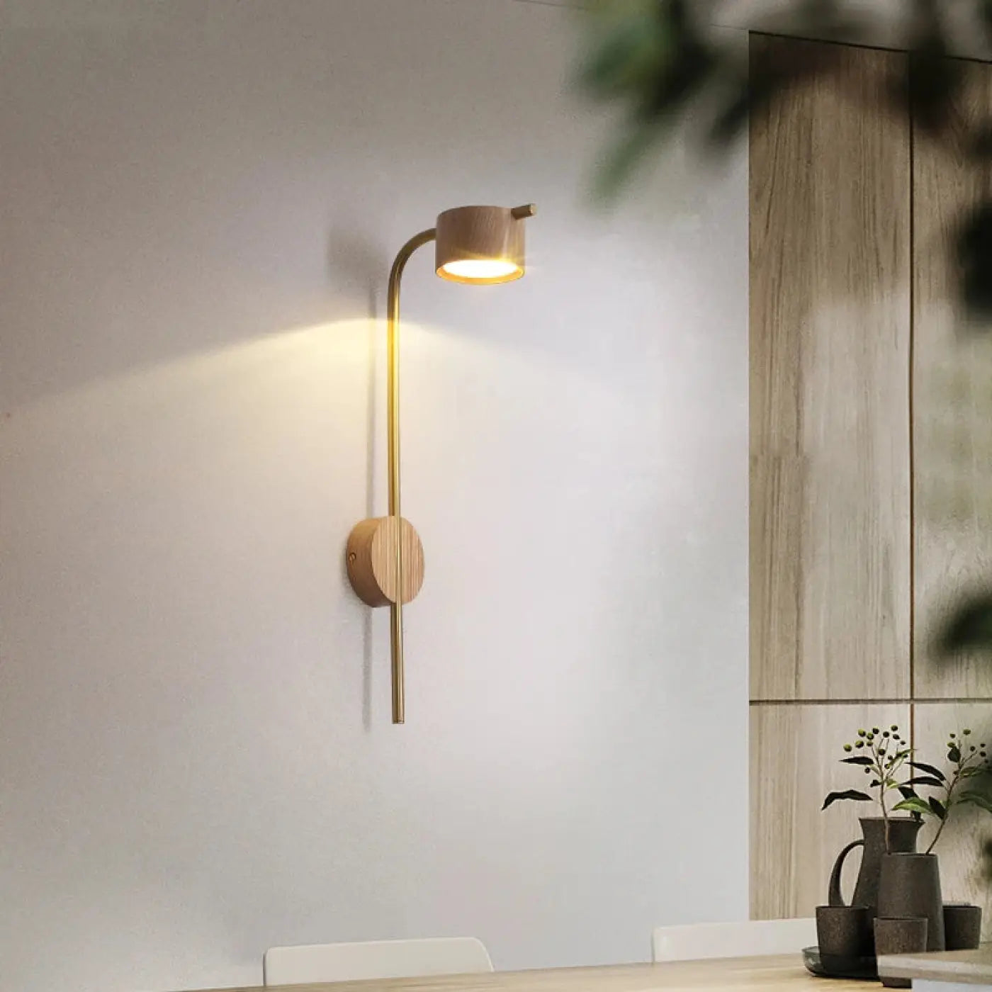 Applique Murale Moderne en Bois - Oribo