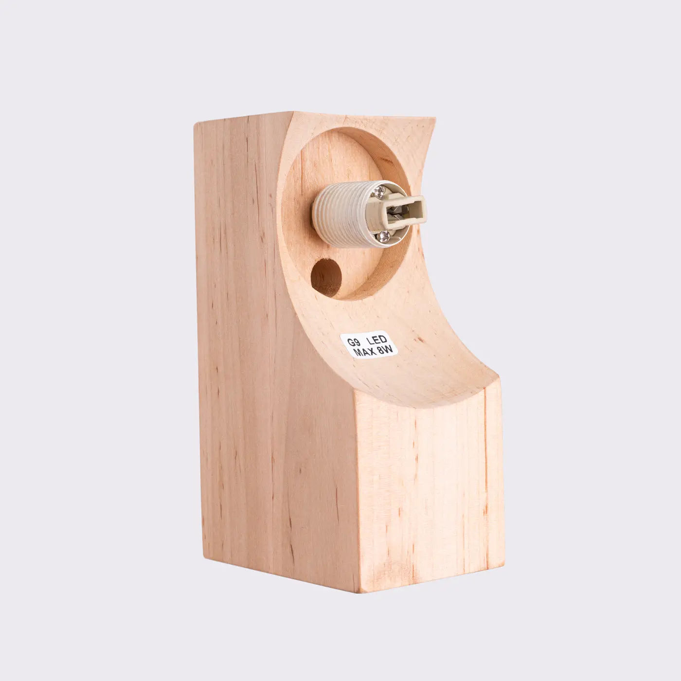 Applique Murale Design en Bois - Bulbo (Bois Naturel)