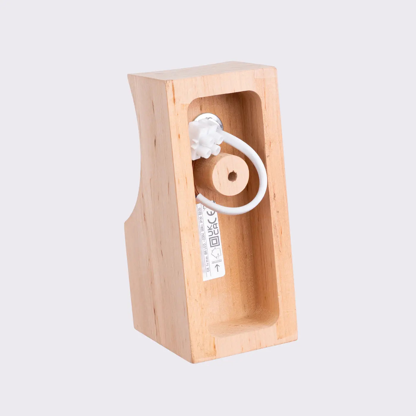 Applique Murale Design en Bois - Bulbo (Bois Naturel)