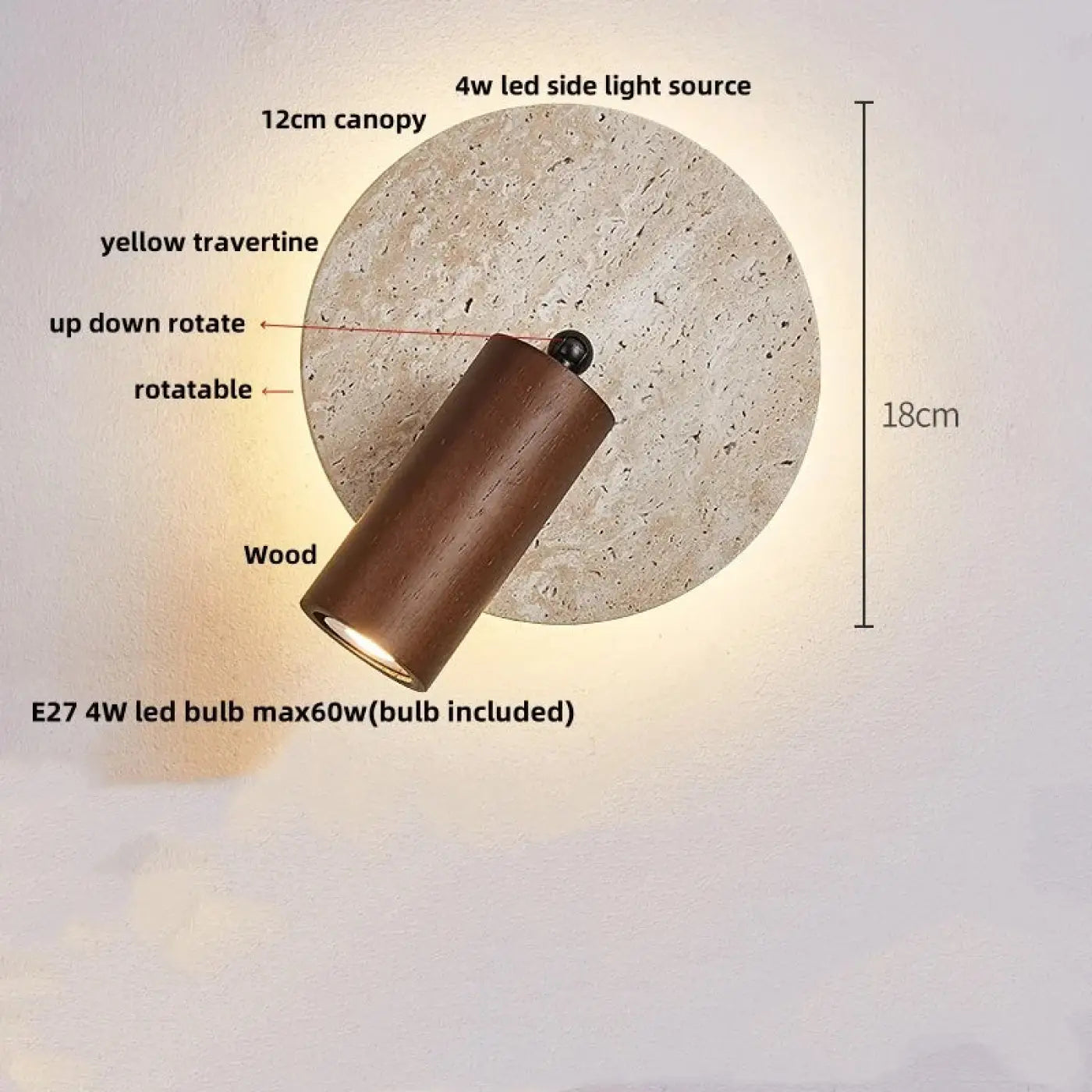 Applique Murale en Bois - Drutyre