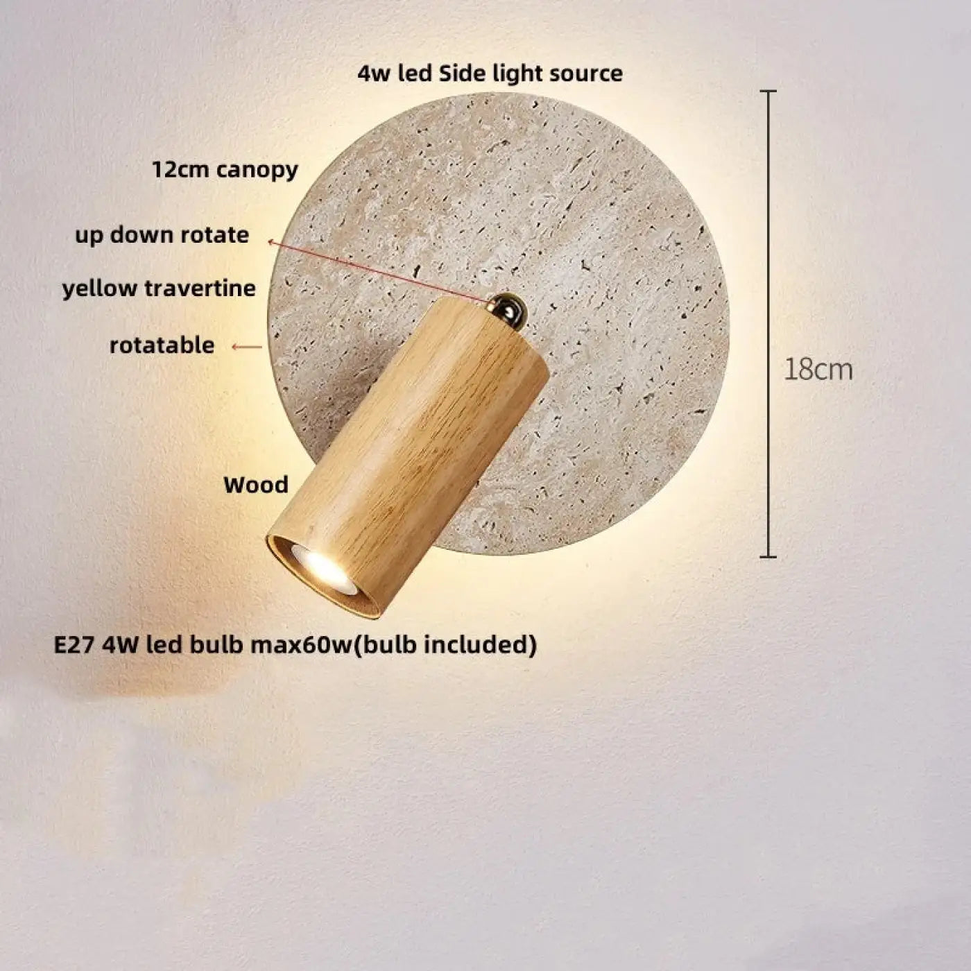 Applique Murale en Bois - Drutyre