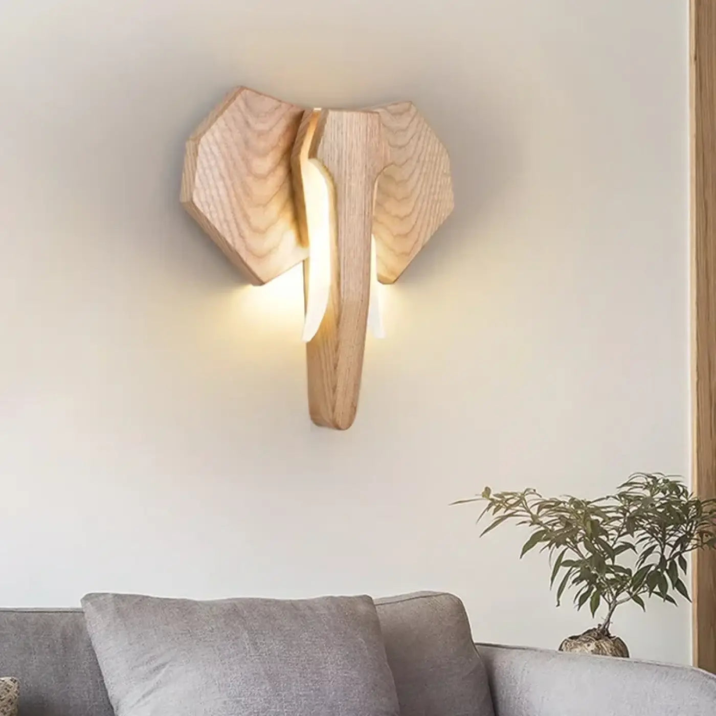 Applique Murale en Bois - Animal