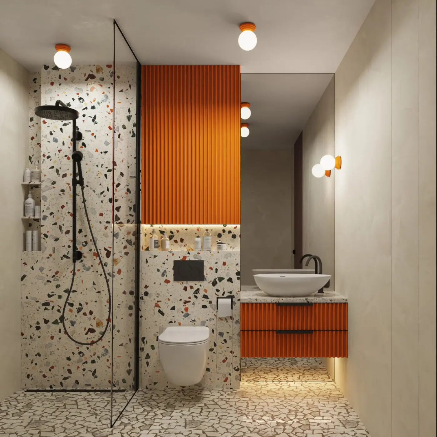Applique Murale - Zori (Orange)